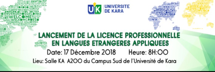Lancement de la Licence professionnelle en Langues Étrangères Appliquées